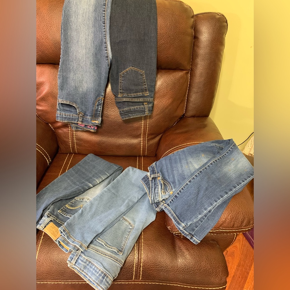 Girl’s Size 12 jeans/jeggings 5 pair BUNDLE